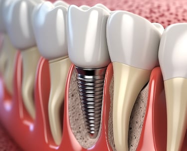 Process of dental implantology