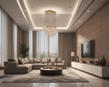 An architectural interior view featuring a series of ornate, arched ceilings with decorative patterns. The design includes geometric motifs and a symmetrical layout, highlighting sophisticated craftsmanship. Light filters through the space, creating a contrast between the illuminated arches and the darker, richly detailed sections.