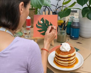 Pancakes and Paint