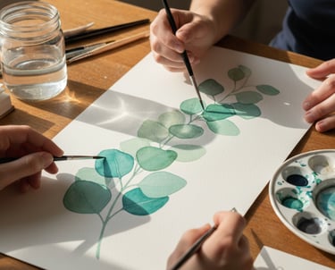 Richmond Hill, Ontario | Yoga and Watercolor class