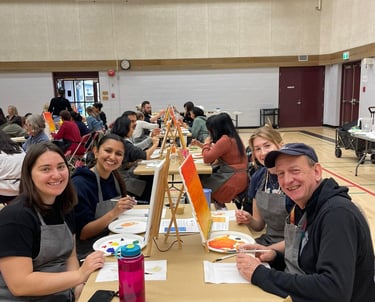 teacher pro d day paint party
