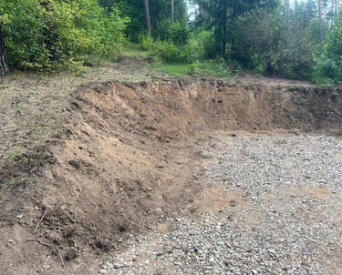 nestabilus prasto grunto slaitas