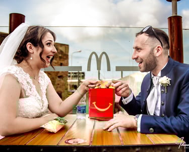 sposi al Mc Donald