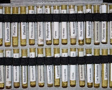 Homeopathic Remedies emergency medicated pills box