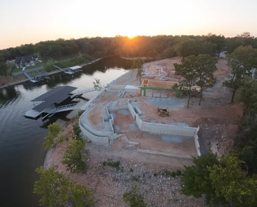 New Construction drone photography in North East Oklahoma