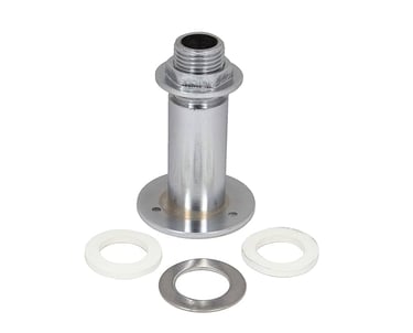 "Durable deep freezer SS spare parts with threaded fitting and washers"