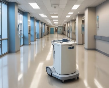 A clean industrial facility showcasing janitorial services.