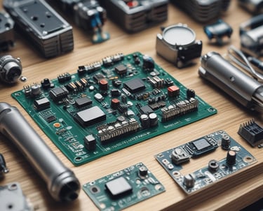 Engineers collaborating over electrical schematics with 4D Moto equipment in the background.