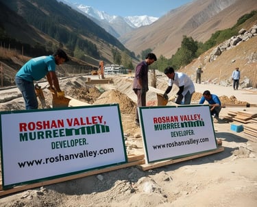 a group of people working on a construction site