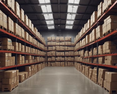 brown cardboard box lot