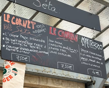 Marché à manger Sèta