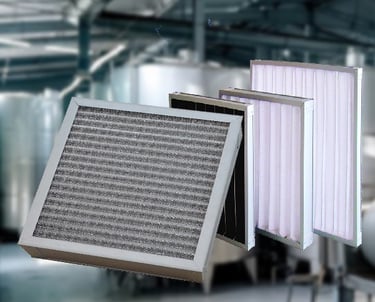 pre filter air filter fream filters holidng applications ahu fcu or ac central