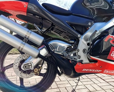 Aprilia RS250 Harada side view