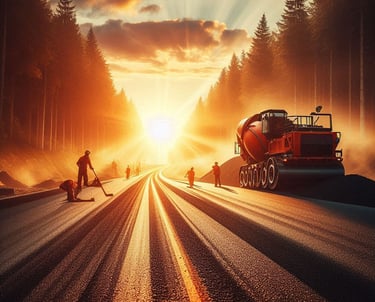 ai road construction images