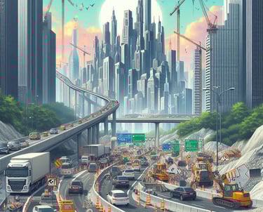 AI road constraction