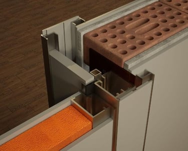 Przykład montażu ukrytych drzwi