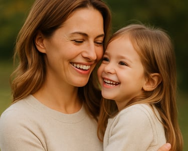 Maman aimante et son enfant