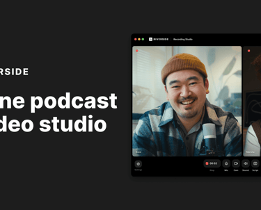 a couple of people are on riverside.fm video chat