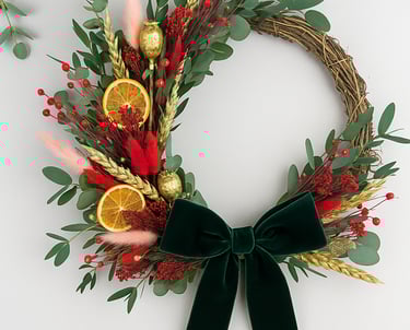 dried Christmas Wreath Workshop
