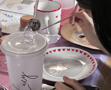 ceramic painting group activity