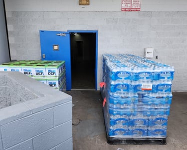 Pallet delivery, water, DEF fluid, in Phoenix AZ