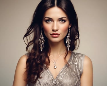 woman in black blazer with brown hair