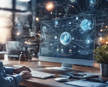 a man riding a skateboard down the side of a ramp