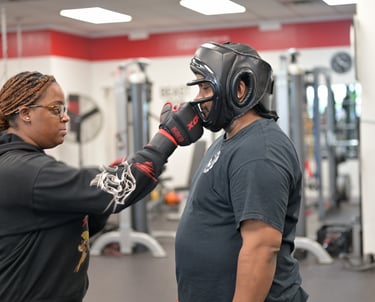 Students Training in the Martial Arts