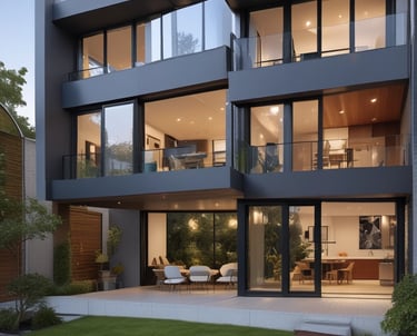 An apartment building