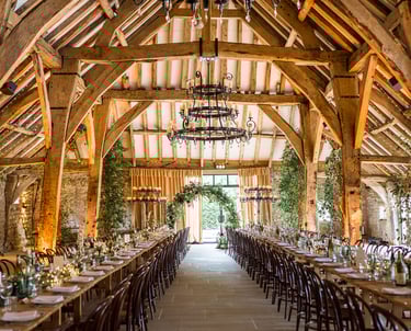 the tithe barn surrey wedding venue