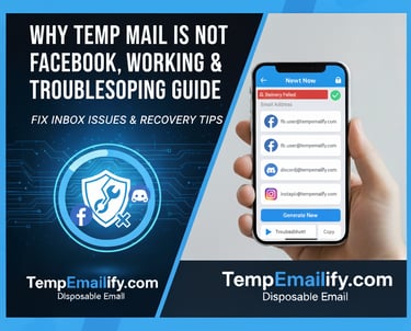 Why Temp Mail Is Not Working & Troubleshooting Guide | Fix Inbox Issues & Recovery Tips