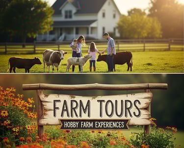 Farm Tourism, Hobby Farm website tips