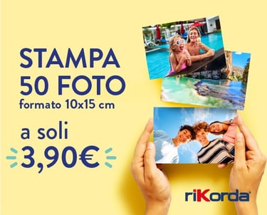 Rikorda - trasforma i tuoi scatti in ricordi tangibili.