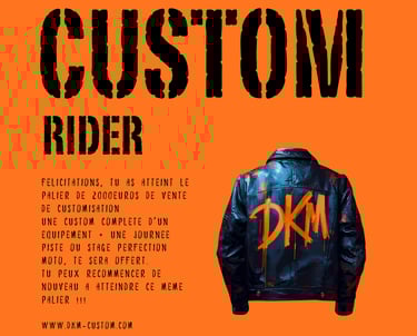 BADGE CUSTOM RIDER DKM CUSTOM
