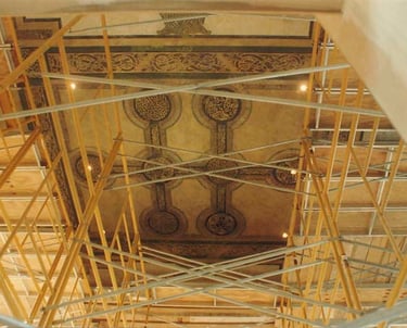 Book of Kells Ceiling Stencil