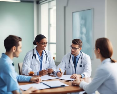 A smartphone with a severely cracked screen displays the word 'INSURANCE' on its screen. The device is black and appears to be placed on a white surface.