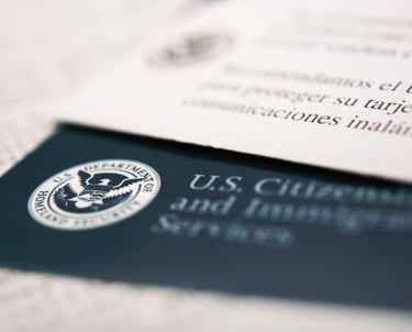 Document with a USA seal