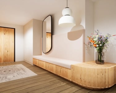 Visuel entrée aménagement sur mesure