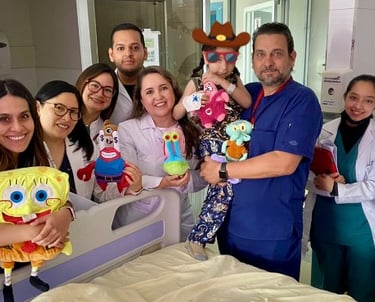 Cirujano pediátrico, pediatra, neumonías complicadas