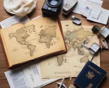 A wall display in a public service area with digital service sections. It features a large image of a smiling woman with glasses in the center, surrounded by digital screens and icons representing different electronic services. There are two orange kiosks with touch screens for self-service on the right side.