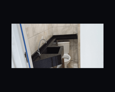 lavatório de granito preto para banheiro sob medida em santo andre-sp