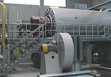 Hot Gas Generator at a Cement Plant