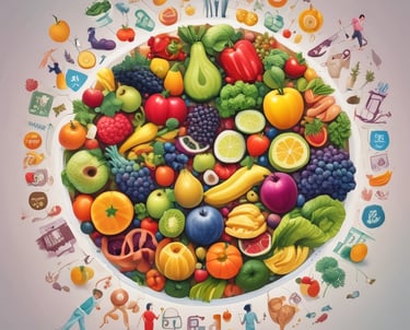 A colorful vintage food truck with a teal and white design, featuring the brand name 'NUTRILOVERS' and decorative graphics of hearts and fish. The front part of the truck showcases a distinctive logo, and the vehicle is parked on a paved area next to another truck.