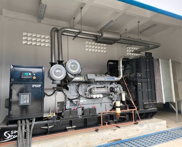 1000 kVA generator installation project