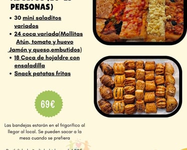 Menu Caterin Magic Dreams CLub