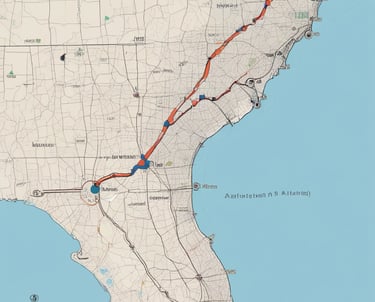 A box truck parked at a distribution center ready for loading.