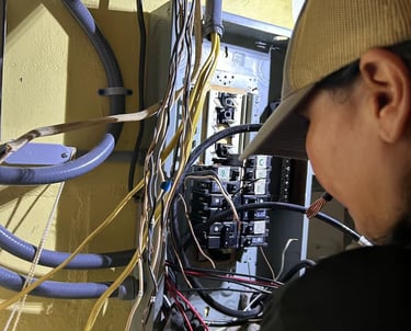 Electrical panel replacement – code compliant work