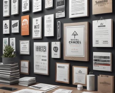 A modern office environment showcasing advanced printing technology.