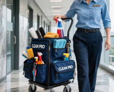 Custom Tool Bags for Cleaning & Janitorial Services