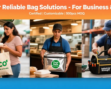 Su Aliado Ágil en Bolsas Reutilizables Personalizadas de Nicho